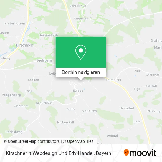 Kirschner It Webdesign Und Edv-Handel Karte