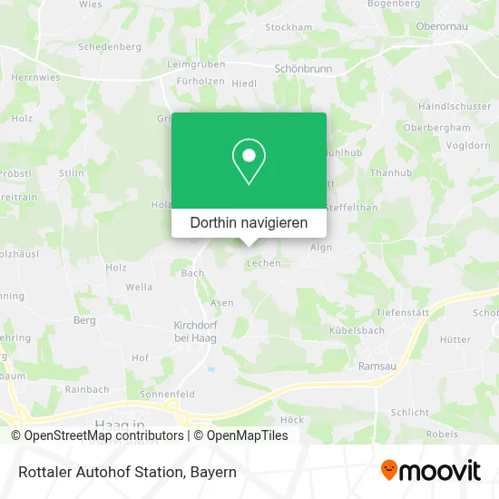 Rottaler Autohof Station Karte