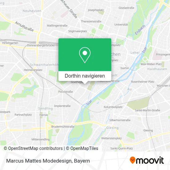 Marcus Mattes Modedesign Karte