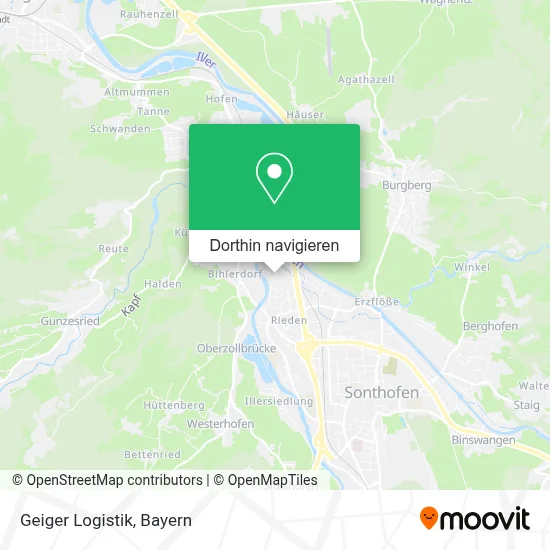 Geiger Logistik Karte