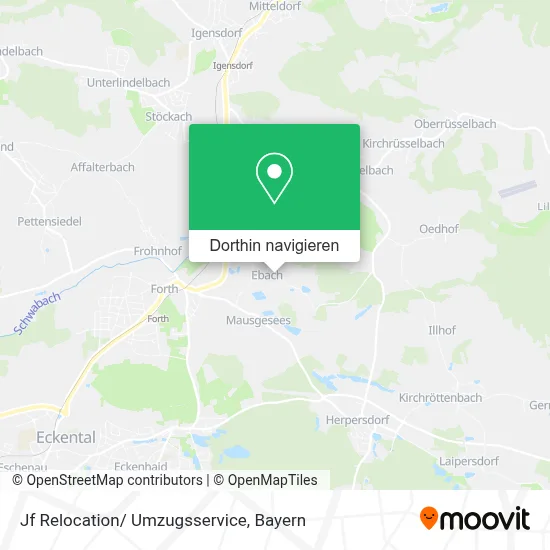 Jf Relocation/ Umzugsservice Karte