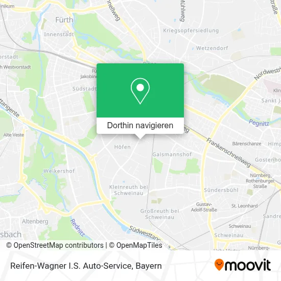 Reifen-Wagner I.S. Auto-Service Karte