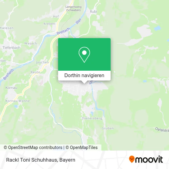 Rackl Toni Schuhhaus Karte
