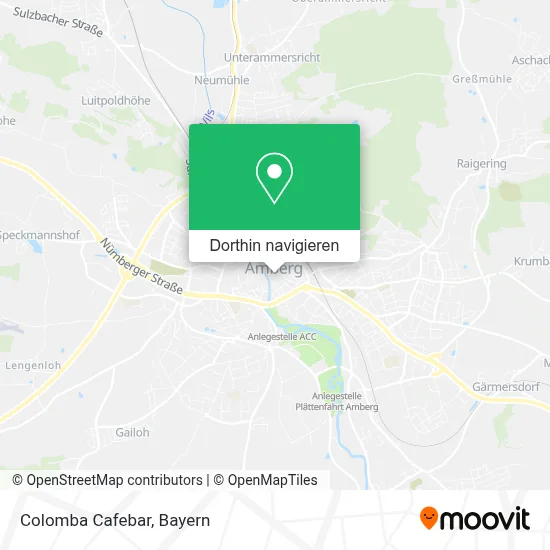 Colomba Cafebar Karte