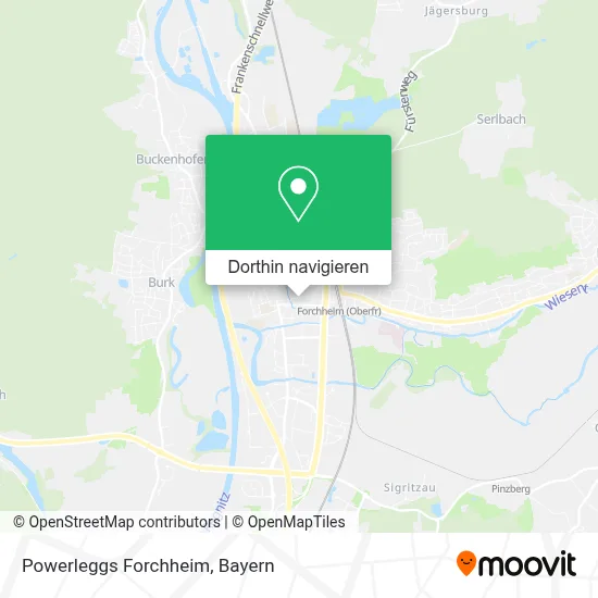 Powerleggs Forchheim Karte