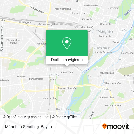 München Sendling Karte