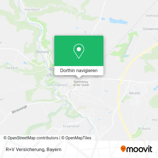 R+V Versicherung Karte