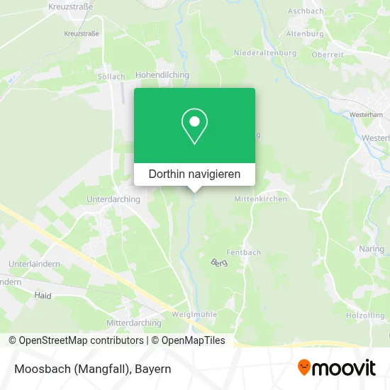 Moosbach (Mangfall) Karte