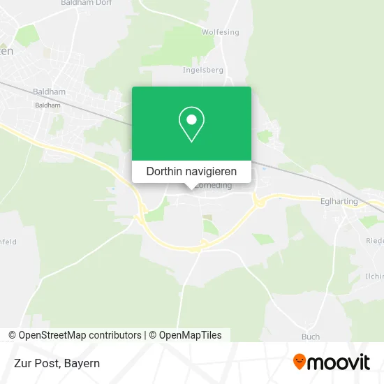 Zur Post Karte