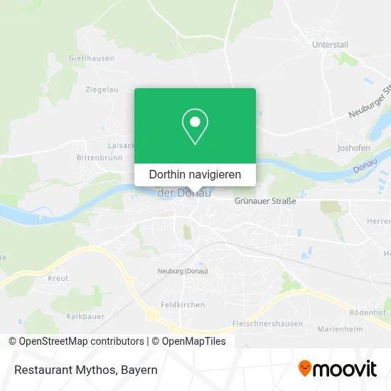 Restaurant Mythos Karte