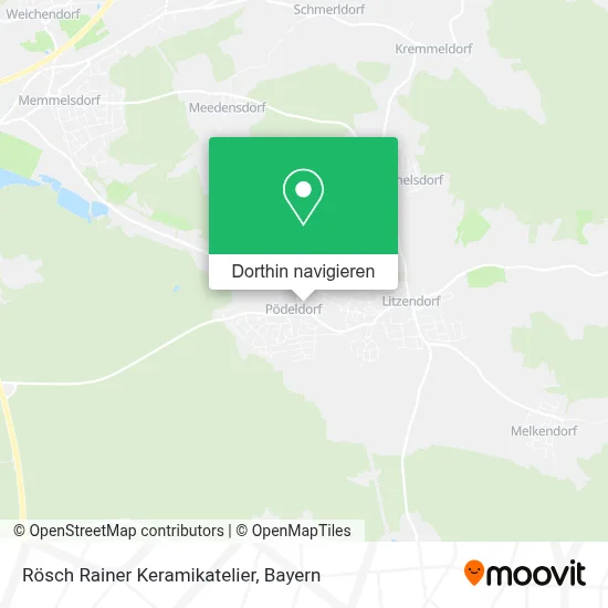 Rösch Rainer Keramikatelier Karte