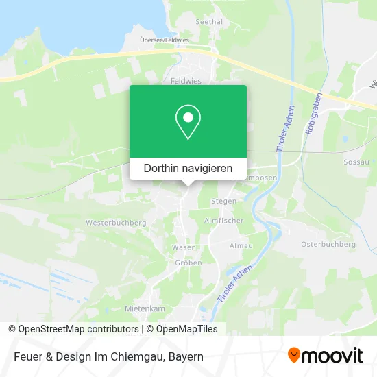 Feuer & Design Im Chiemgau Karte