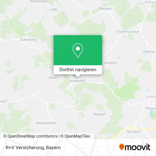 R+V Versicherung Karte