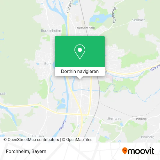 Forchheim Karte