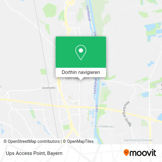Ups Access Point Karte