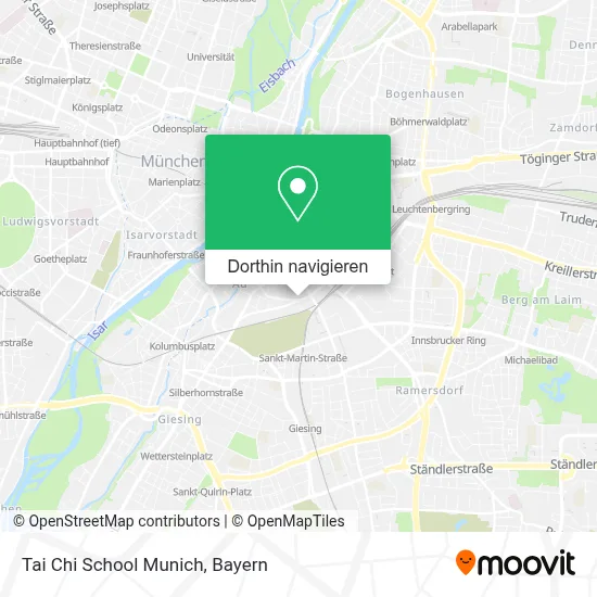 Tai Chi School Munich Karte