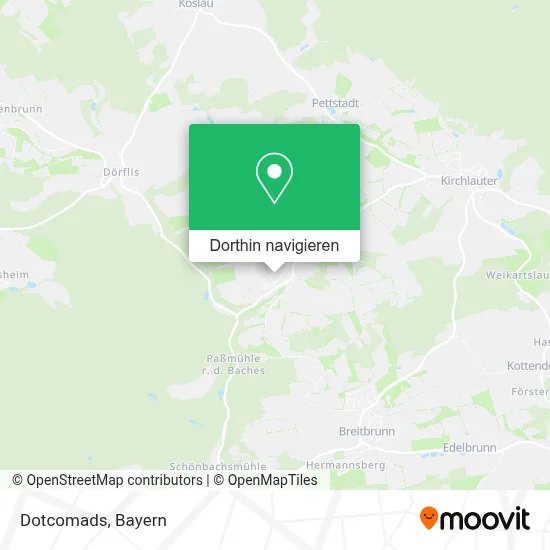 Dotcomads Karte
