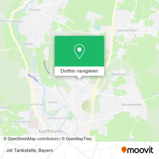 Jet Tankstelle Karte