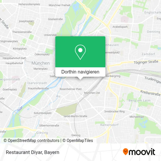 Restaurant Diyar Karte