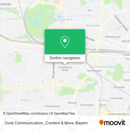 Zunk Communication _Content & More Karte