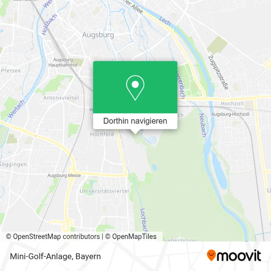 Mini-Golf-Anlage Karte