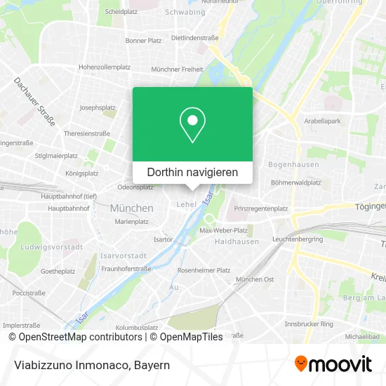 Viabizzuno Inmonaco Karte
