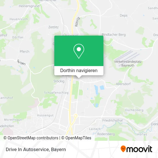 Drive In Autoservice Karte