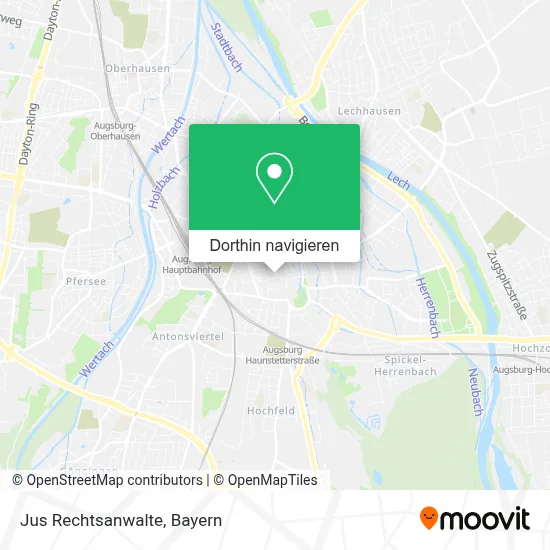 Jus Rechtsanwalte Karte