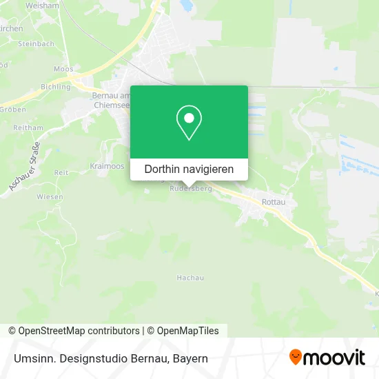Umsinn. Designstudio Bernau Karte