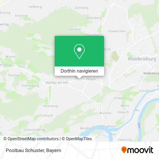 Poolbau Schuster Karte