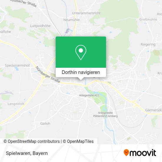 Spielwaren Karte