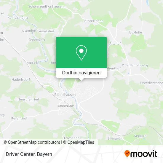 Driver Center Karte