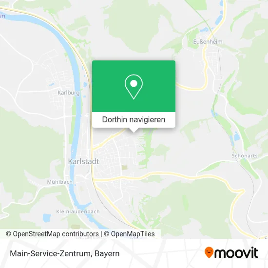 Main-Service-Zentrum Karte