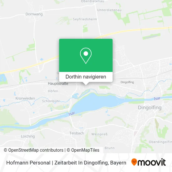 Hofmann Personal | Zeitarbeit In Dingolfing Karte