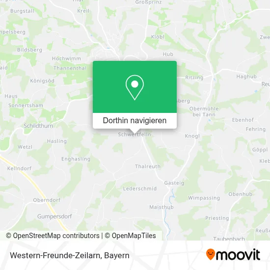 Western-Freunde-Zeilarn Karte