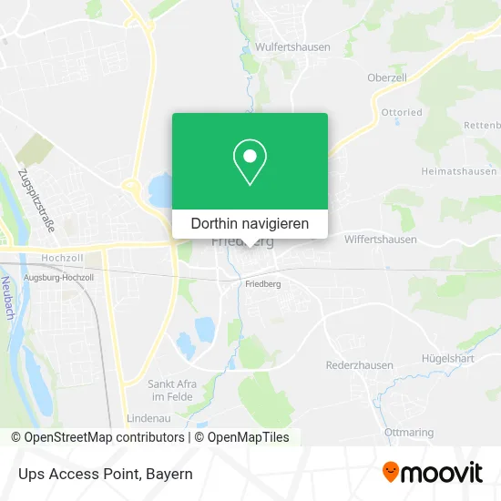 Ups Access Point Karte