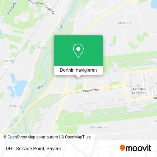 DHL Service Point Karte