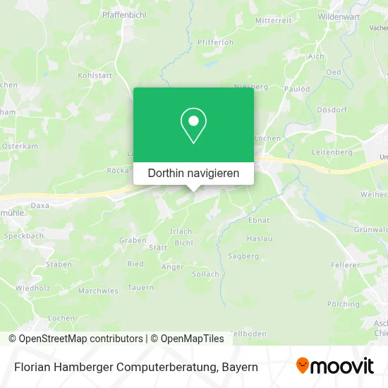 Florian Hamberger Computerberatung Karte