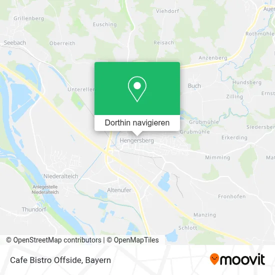 Cafe Bistro Offside Karte