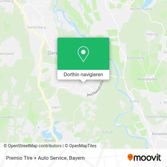 Premio Tire + Auto Service Karte