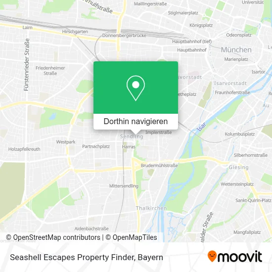 Seashell Escapes Property Finder Karte