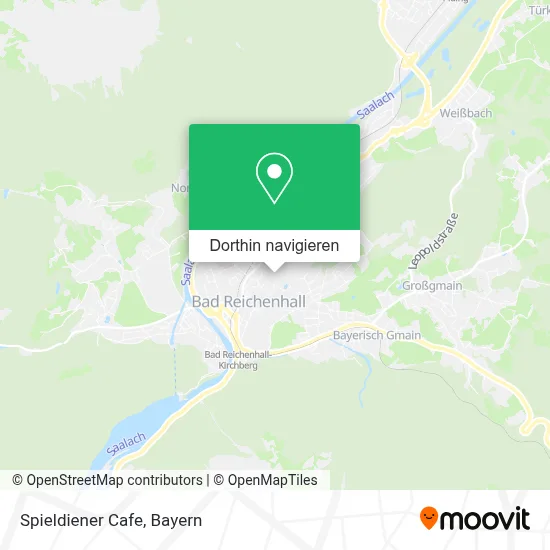 Spieldiener Cafe Karte