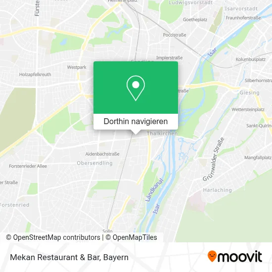 Mekan Restaurant & Bar Karte