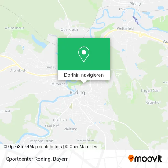 Sportcenter Roding Karte