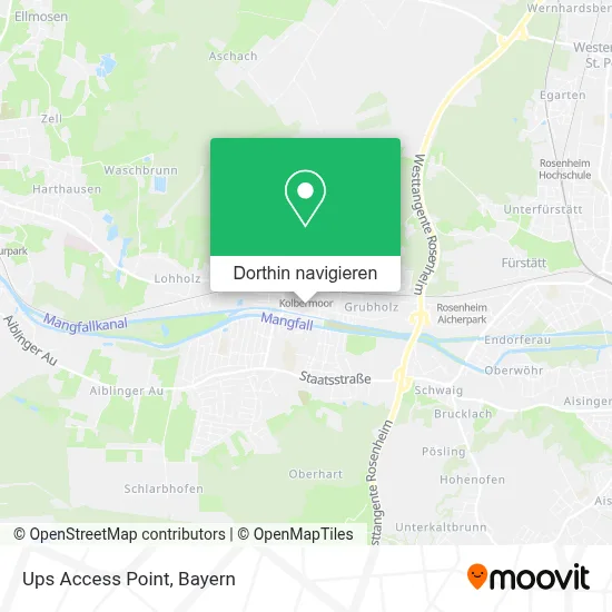 Ups Access Point Karte