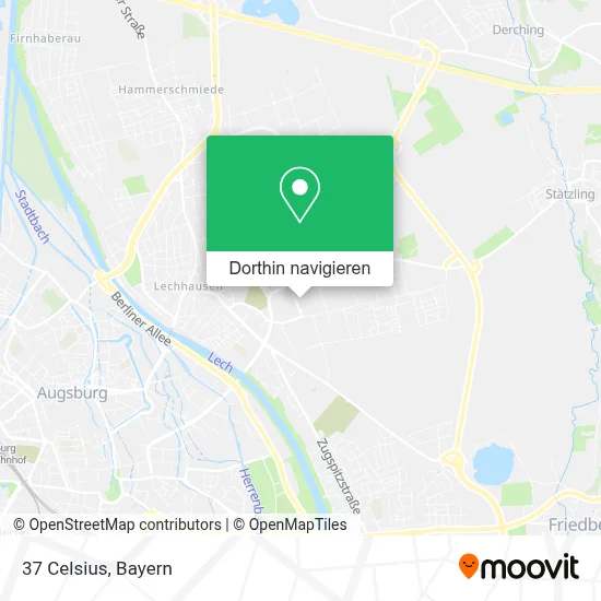 37 Celsius Karte