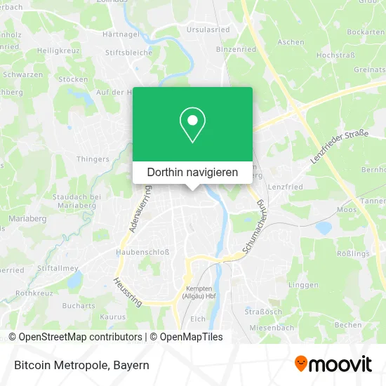 Bitcoin Metropole Karte