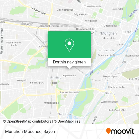 München Moschee Karte