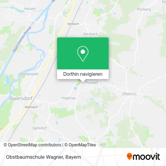 Obstbaumschule Wagner Karte