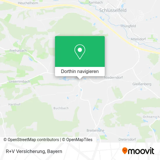 R+V Versicherung Karte